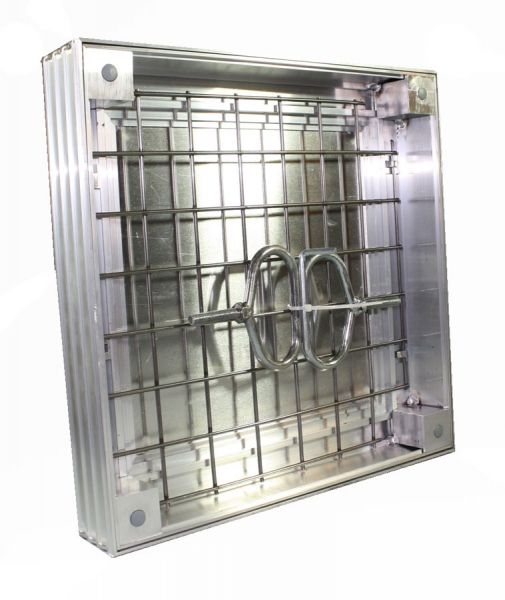 Begehbare Schachtabdeckung 70 x 70cm, lichte Weite 60 x 60cm, Bauhöhe 5cm